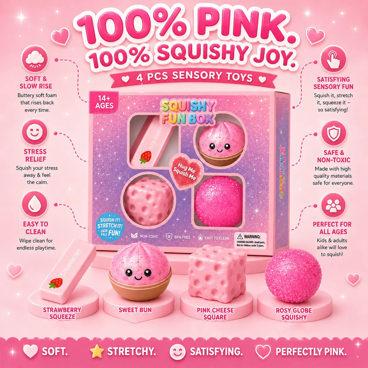 The Pink Squishy Set