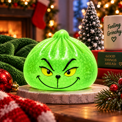 The Luminous Grinch Squishy