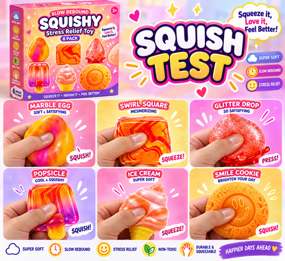 The Slow-Rebound Squishy Set