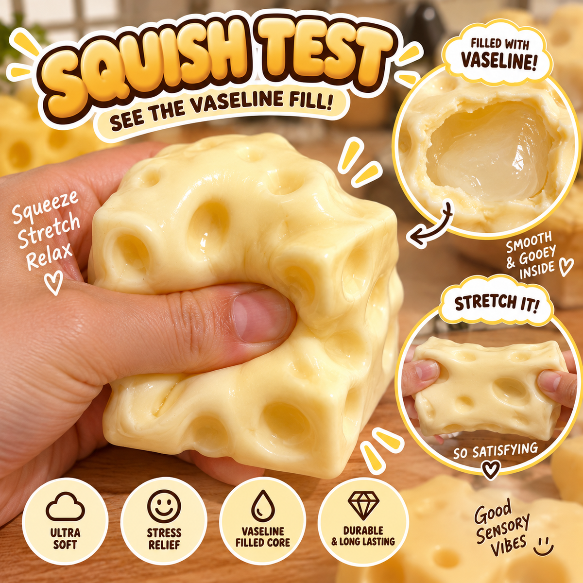 The Gooey Cheese Squishy